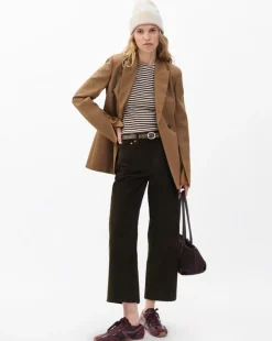 Andi Ankle Wide-Leg Corduroy Pants