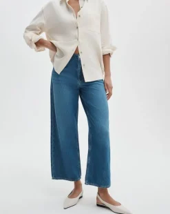 Andi Ankle Wide-Leg Jean