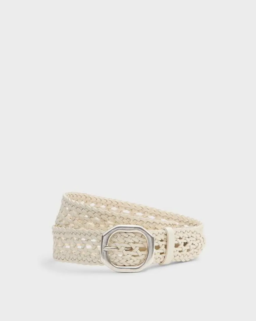 Audrey Woven Italian Leather Belt