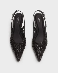 Brynn Faux Leather Slingback Heels