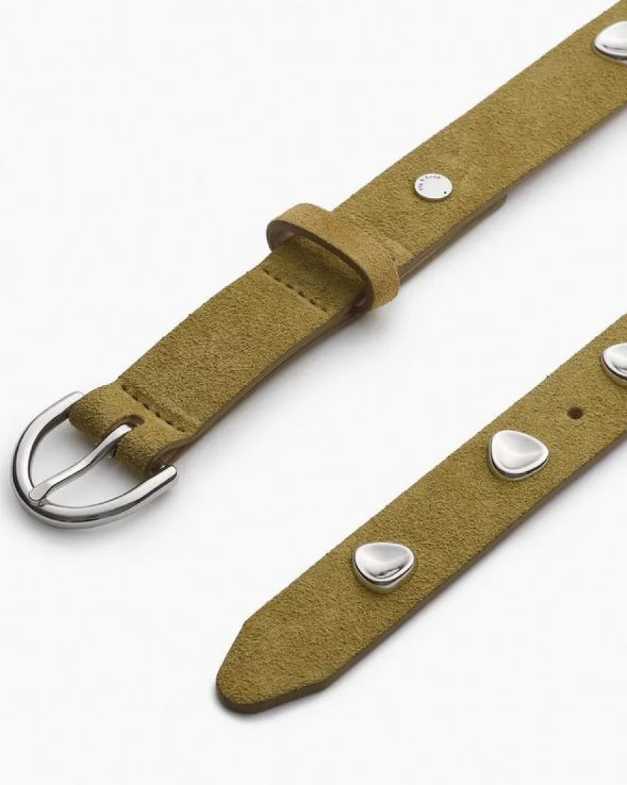 Brynn Suede Pebbled Belt