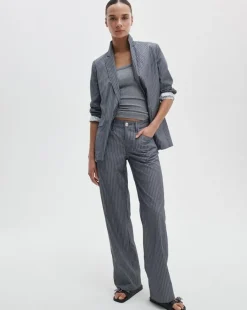 Cam Striped Poplin Pant