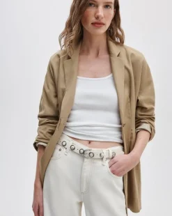 Celia Studded Italian Leather Belt