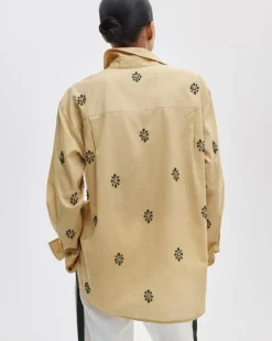 Connie Embroidered Cotton Shirt
