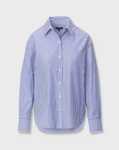 Connie Striped Poplin Shirt