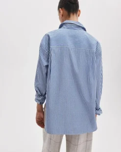 Connie Striped Poplin Shirt
