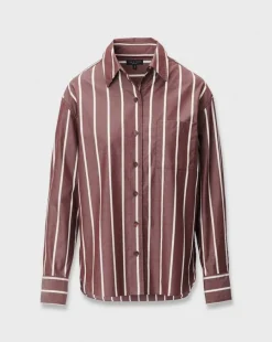 Connie Striped Poplin Shirt