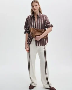 Connie Striped Poplin Shirt