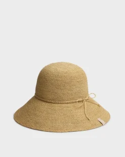 Crochet Raffia Bucket Hat