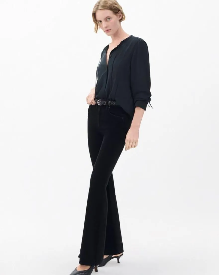 Dahlia Flare Velvet Pants