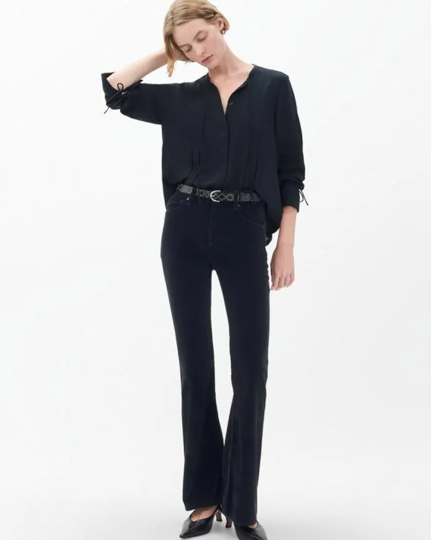 Dahlia Flare Velvet Pants