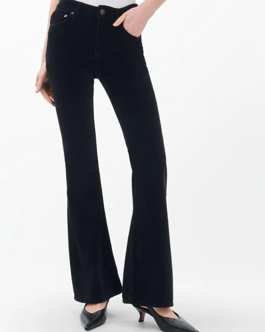 Dahlia Flare Velvet Pants