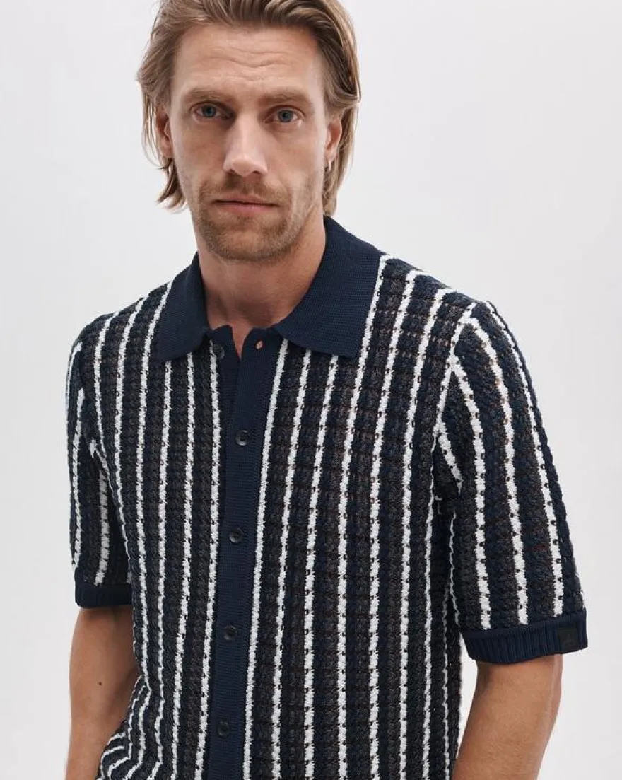 Dalton Crochet Shirt