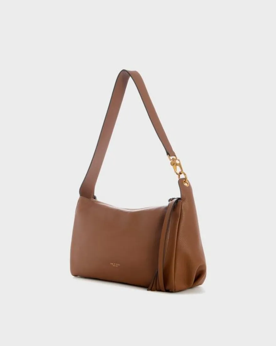 Downtown Leather Shoulder Bag