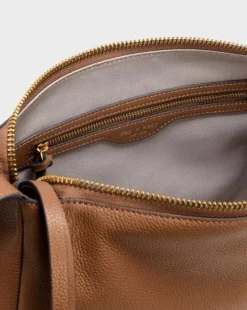 Downtown Leather Shoulder Bag