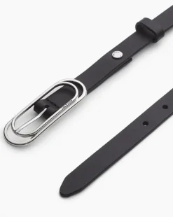 Duo Rounded Rebound Leather Belt