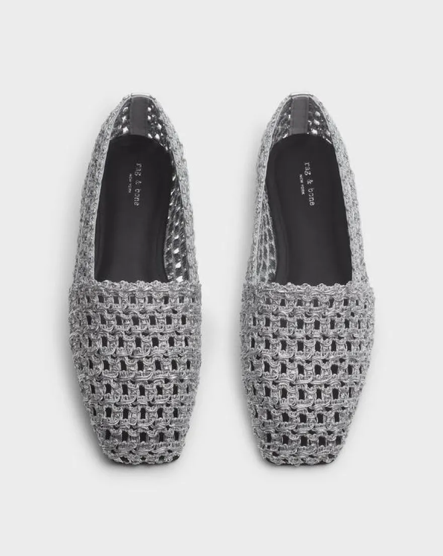 Emma Woven Mesh Flats