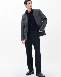 Evan British Wool Tuxedo Trousers