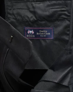 Evan British Wool Tuxedo Trousers