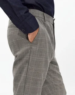 Evan Italian Plaid Wool Trousers