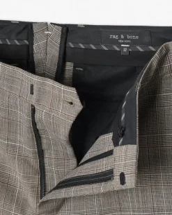 Evan Italian Plaid Wool Trousers