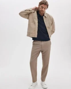 Evan Italian Wool-Blend Trousers