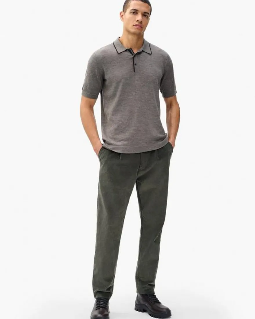 Evan Pleated Corduroy Trousers