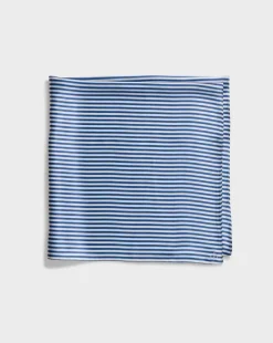Gail Italian Striped Silk Scarf