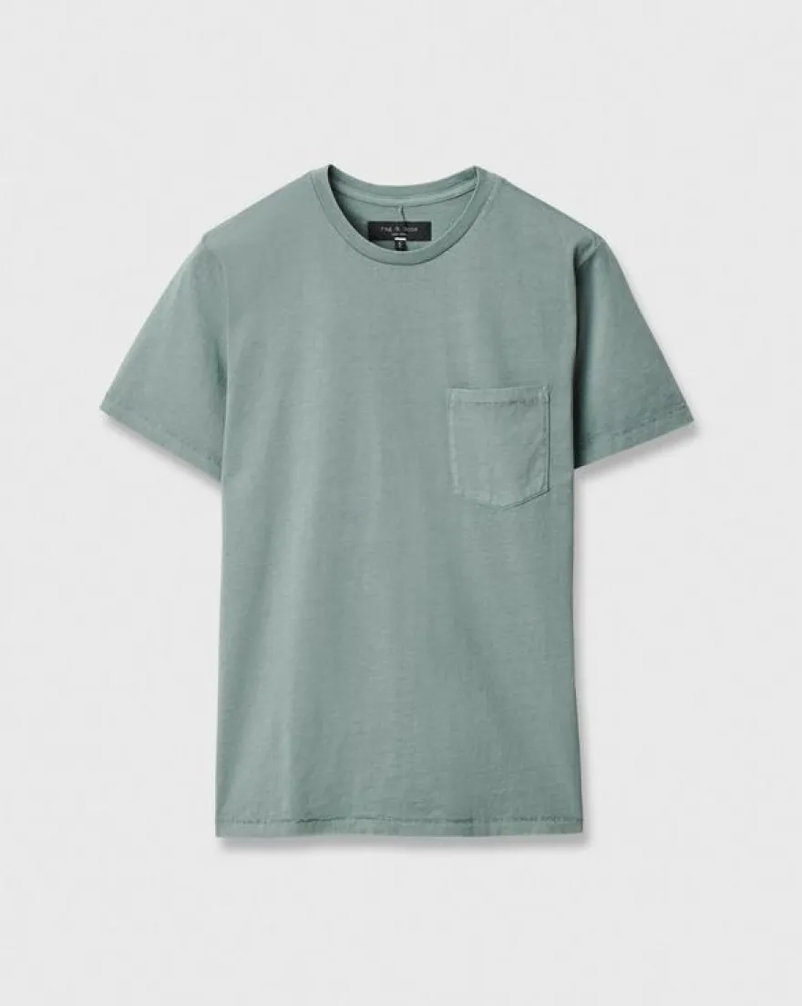Garment-Dyed Pocket Tee