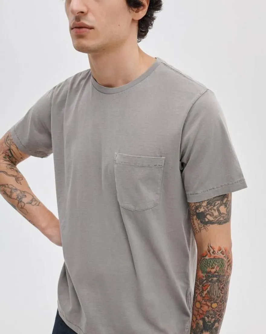 Garment-Dyed Pocket Tee