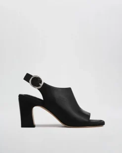 Gigi Leather Slingback Sandals