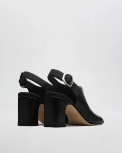 Gigi Leather Slingback Sandals