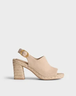 Gigi Suede Espadrille Sandals