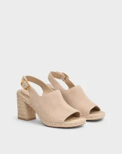 Gigi Suede Espadrille Sandals