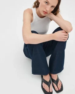 Gracie Leather Thong Sandal
