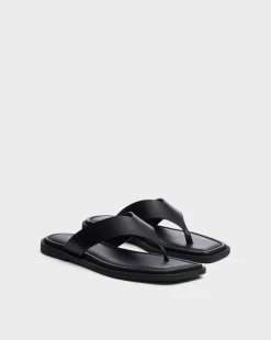 Gracie Leather Thong Sandal
