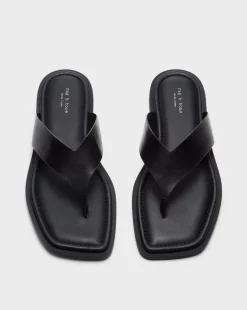 Gracie Leather Thong Sandal