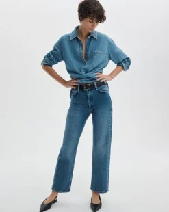 Harlow Ankle Straight Jeans