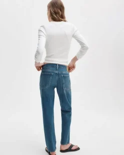 Harlow Ankle Straight Jeans