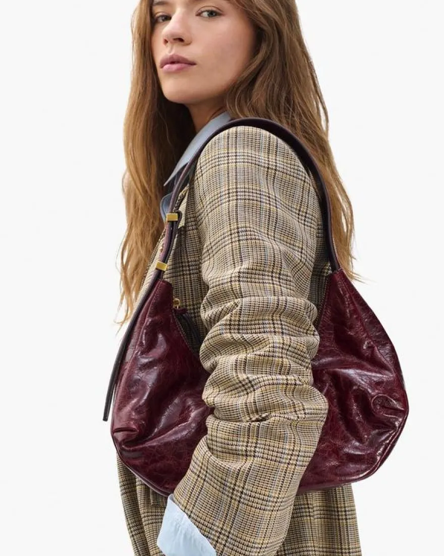 Hudson Leather Hobo Bag
