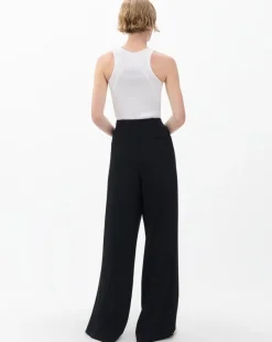 Irina Contrast-Stitch Pants
