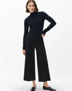 Irina Refine Knit Wide-Leg Pants