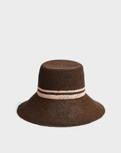 Jade Raffia Bucket Hat