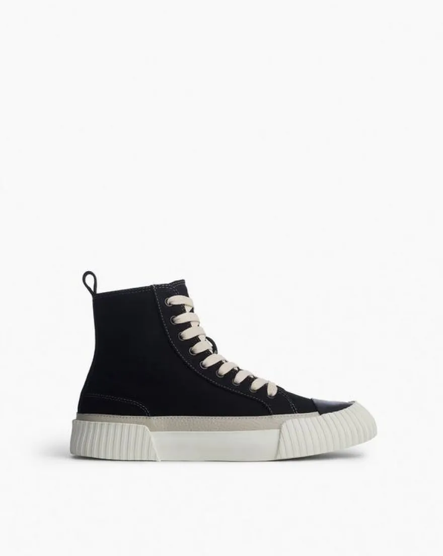 Jones High-Top Canvas Sneakers