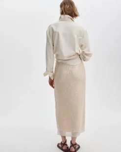 Kali Sequin Midi Skirt