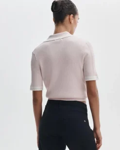 Laurie Cotton-Cashmere Polo