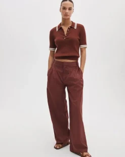Laurie Cotton-Cashmere Polo