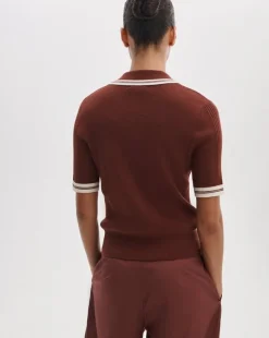 Laurie Cotton-Cashmere Polo