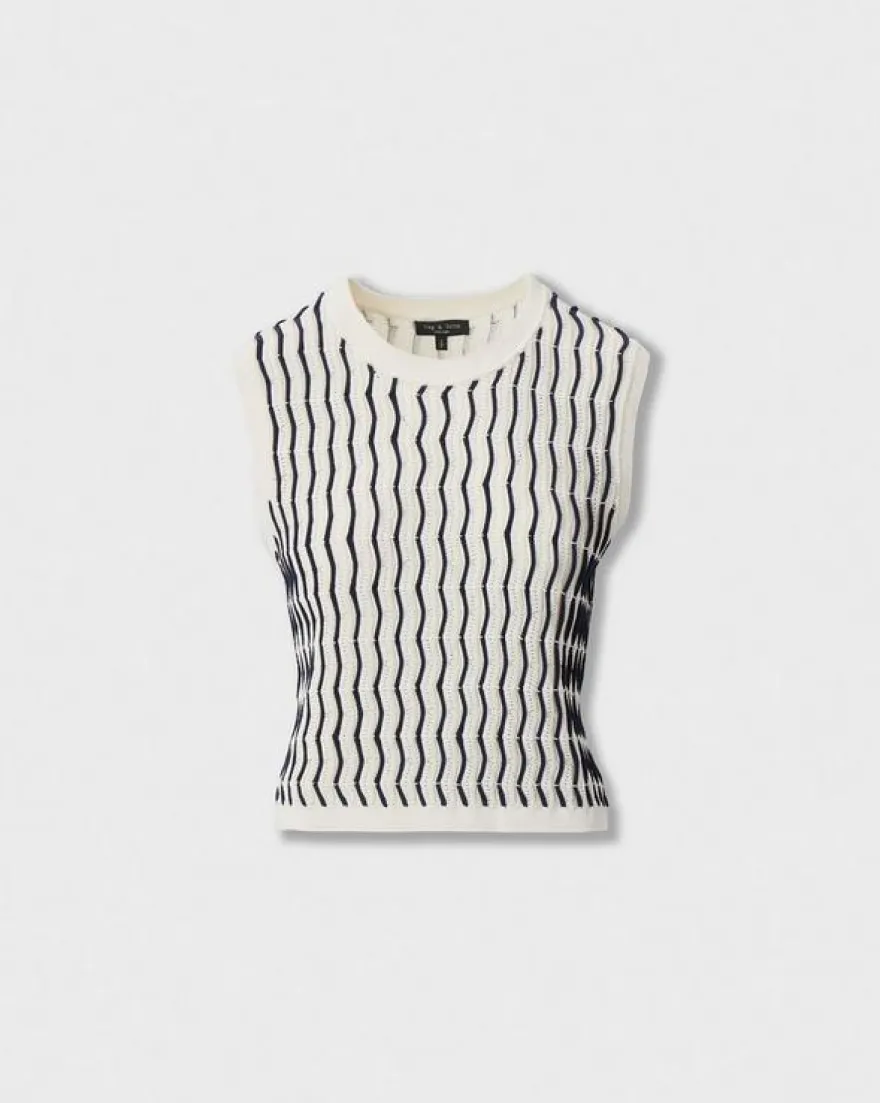 Leslie Striped Vest