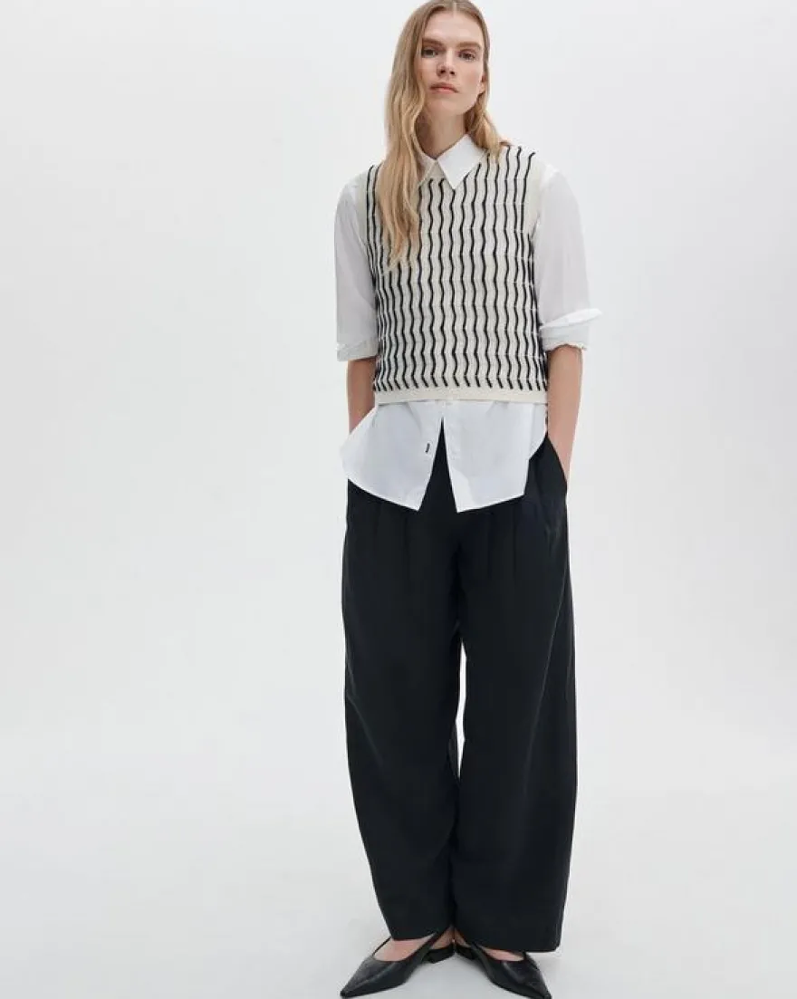 Leslie Striped Vest